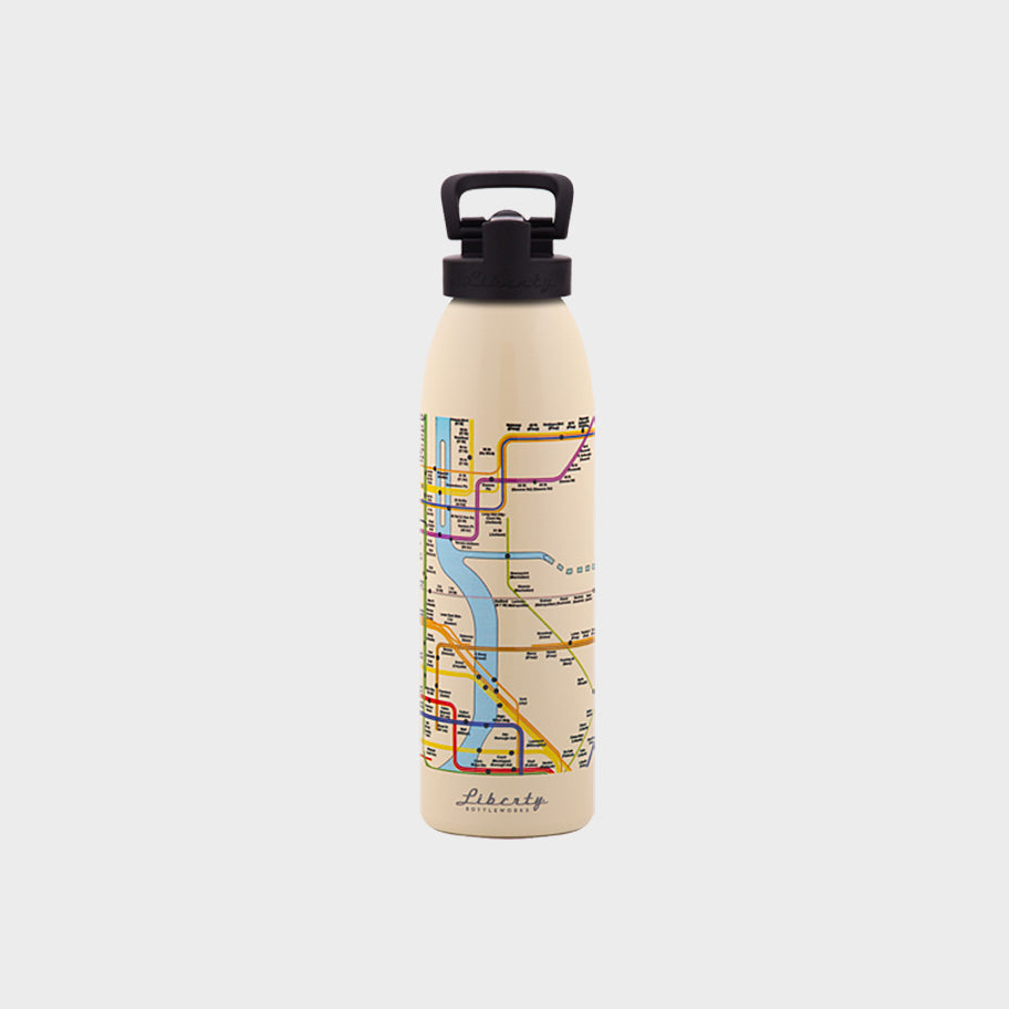 Transit Map Bottles