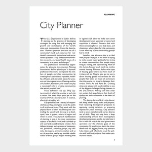 Insider’s Guide to Careers in Urban Planning Page