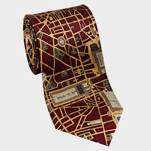 City Necktie Paris Red