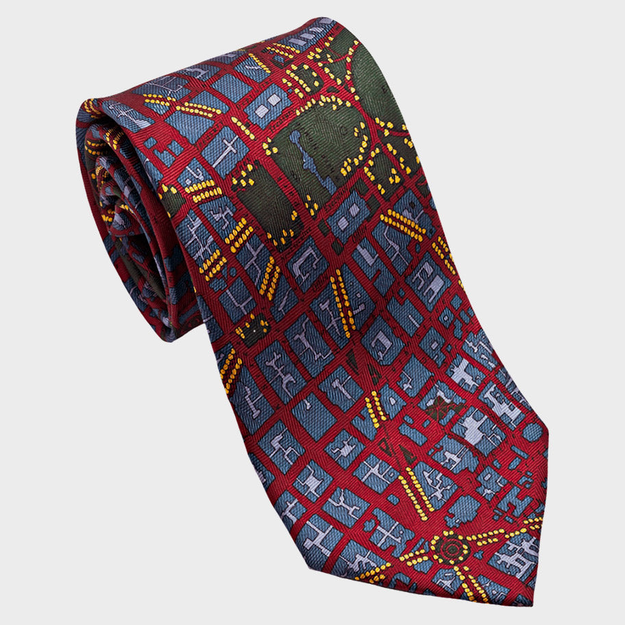 City Necktie Washington D.C. Navy Blue