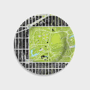 Single Central Park Map Plate