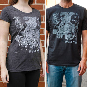 City T-Shirt on Two Models